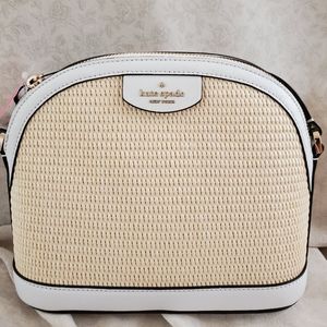Kate Spade Sylvia X-Large Straw Dome Bag